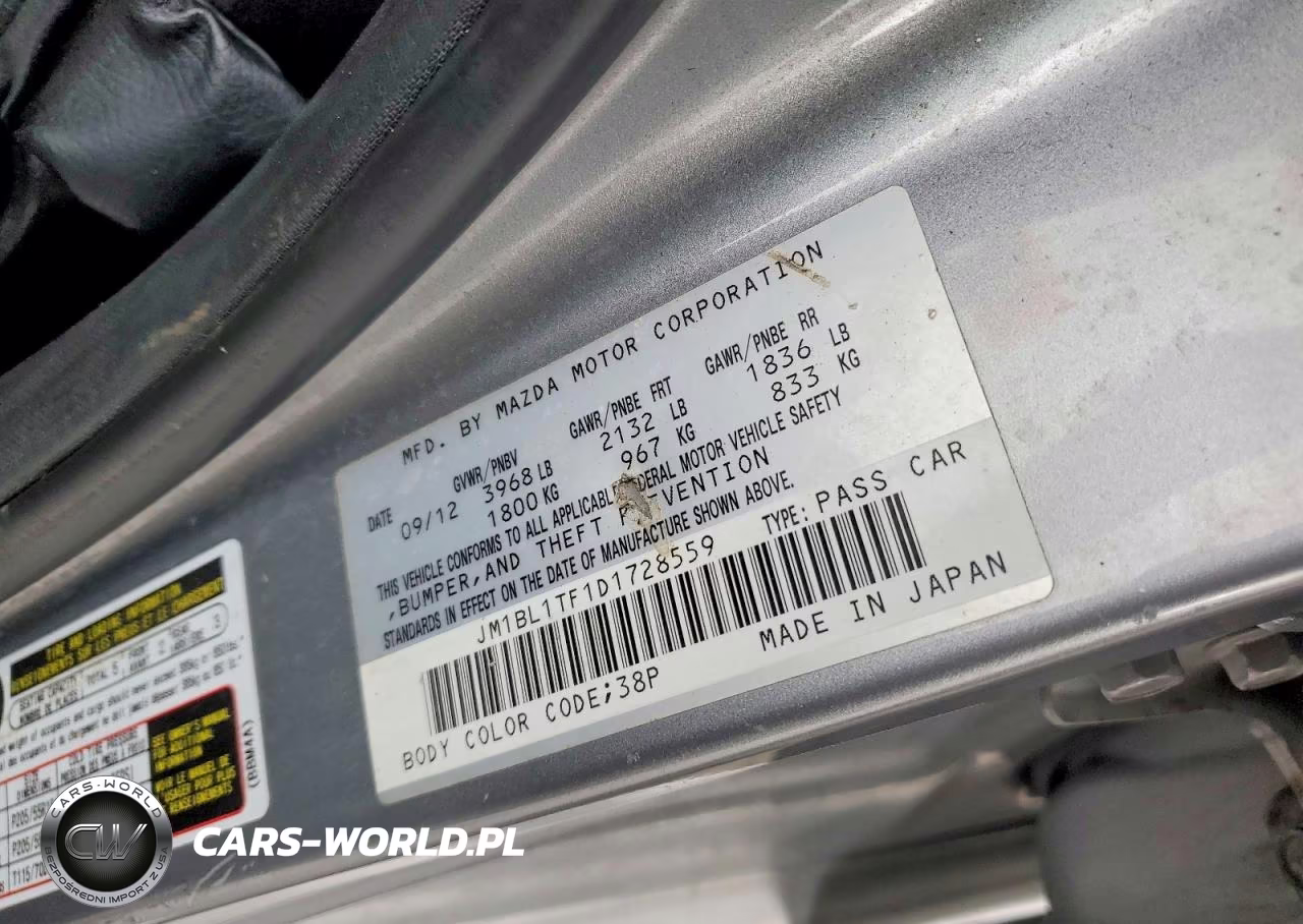 2013 Mazda 3 I VIN:JM1BL1TF1D1728559 - 12