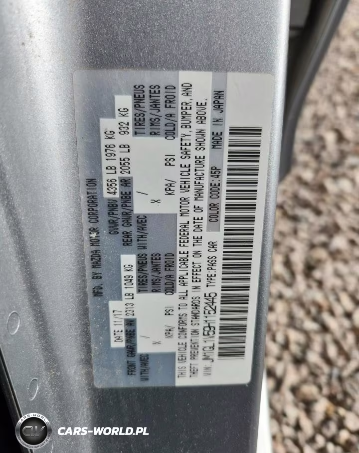 2017 Mazda 6 Touring VIN:JM1GL1V59H1152445 - 12