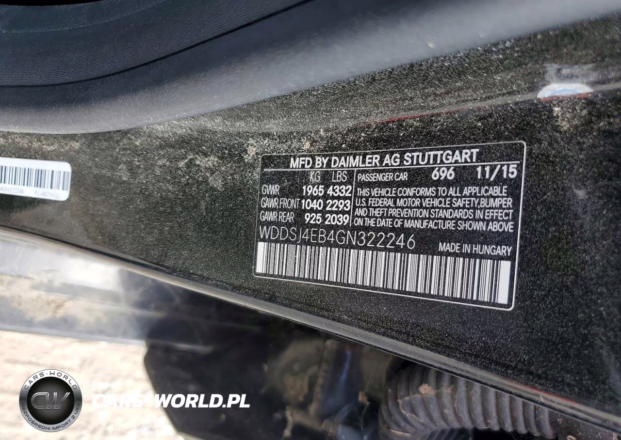 2016 Mercedes-Benz Cla 250 VIN:WDDSJ4EB4GN322246 - 12