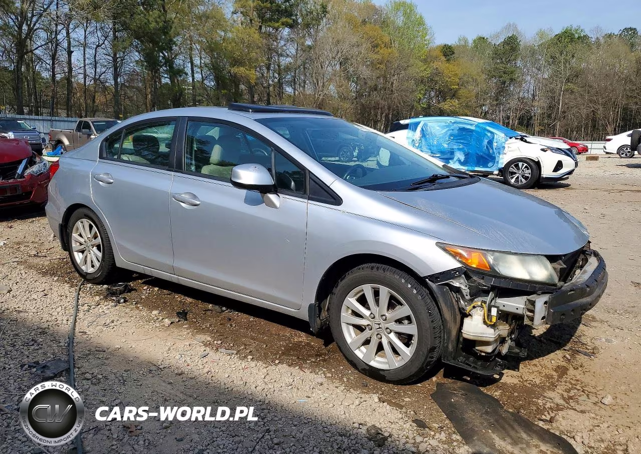 2012 Honda Civic Exl VIN:2HGFB2F99CH548893 - 4