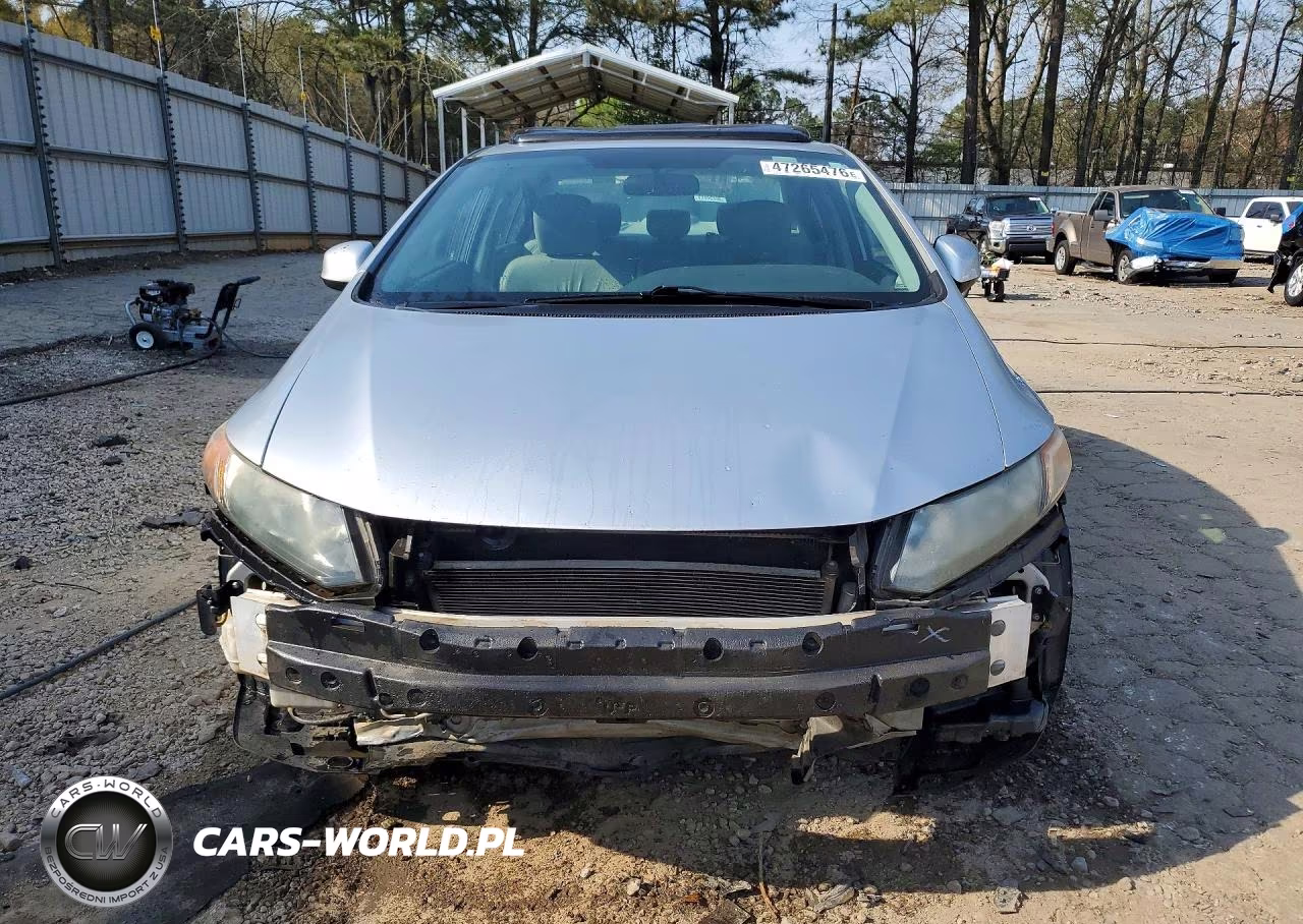 2012 Honda Civic Exl VIN:2HGFB2F99CH548893 - 5