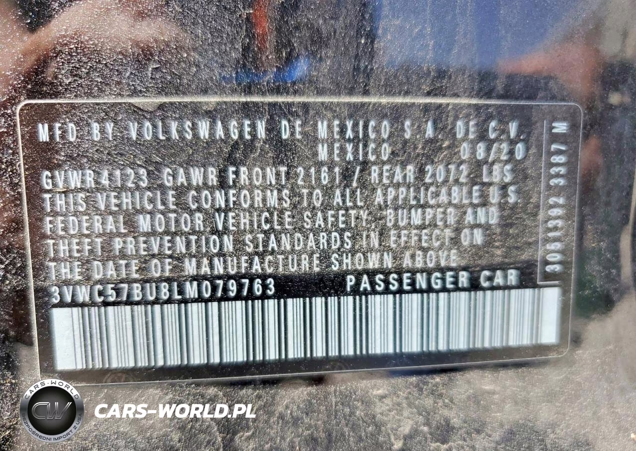 2020 Volkswagen Jetta S VIN:3VWC57BU8LM079763 - 12