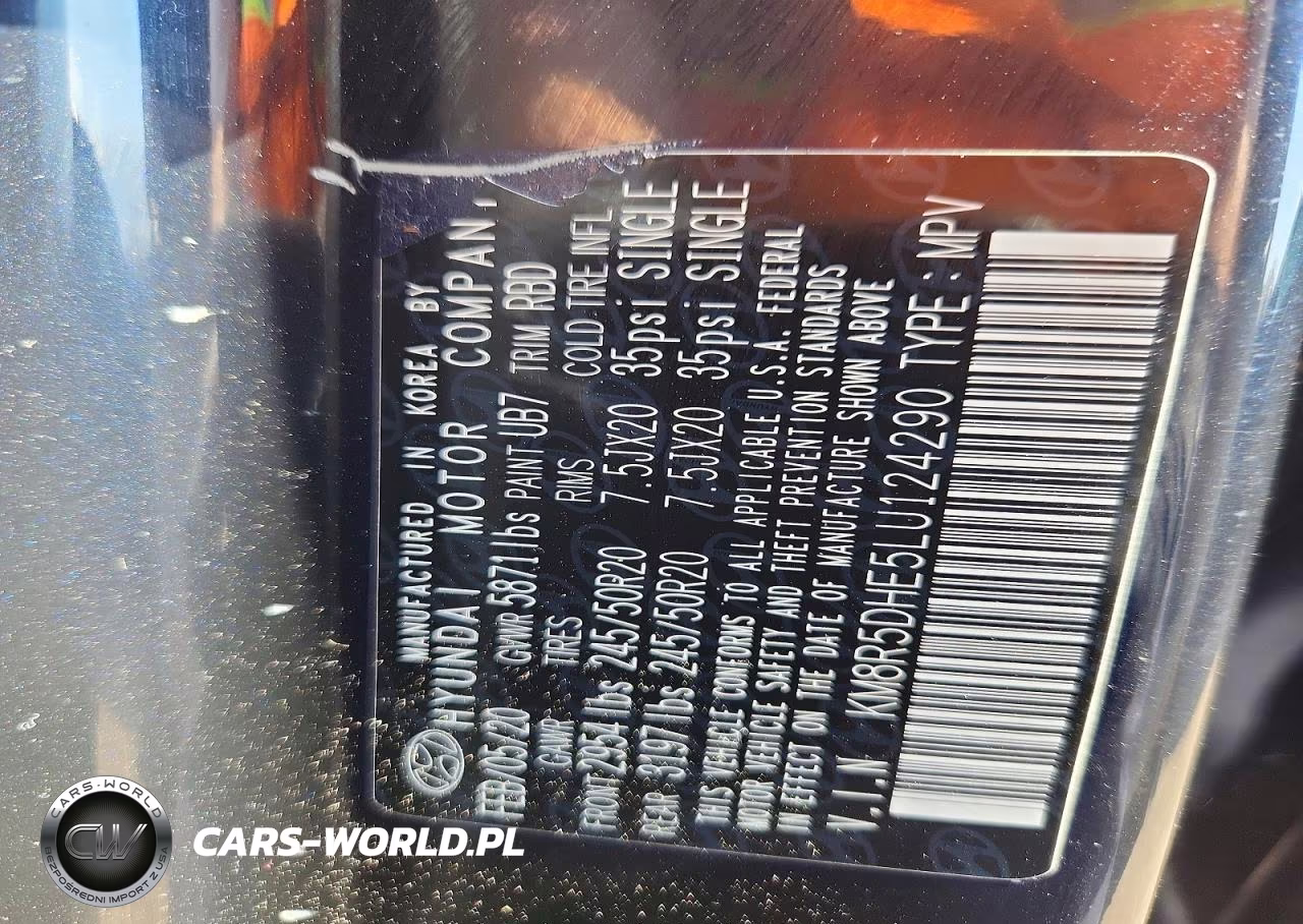 2020 Hyundai Palisade Limited VIN:KM8R5DHE5LU124290 - 13