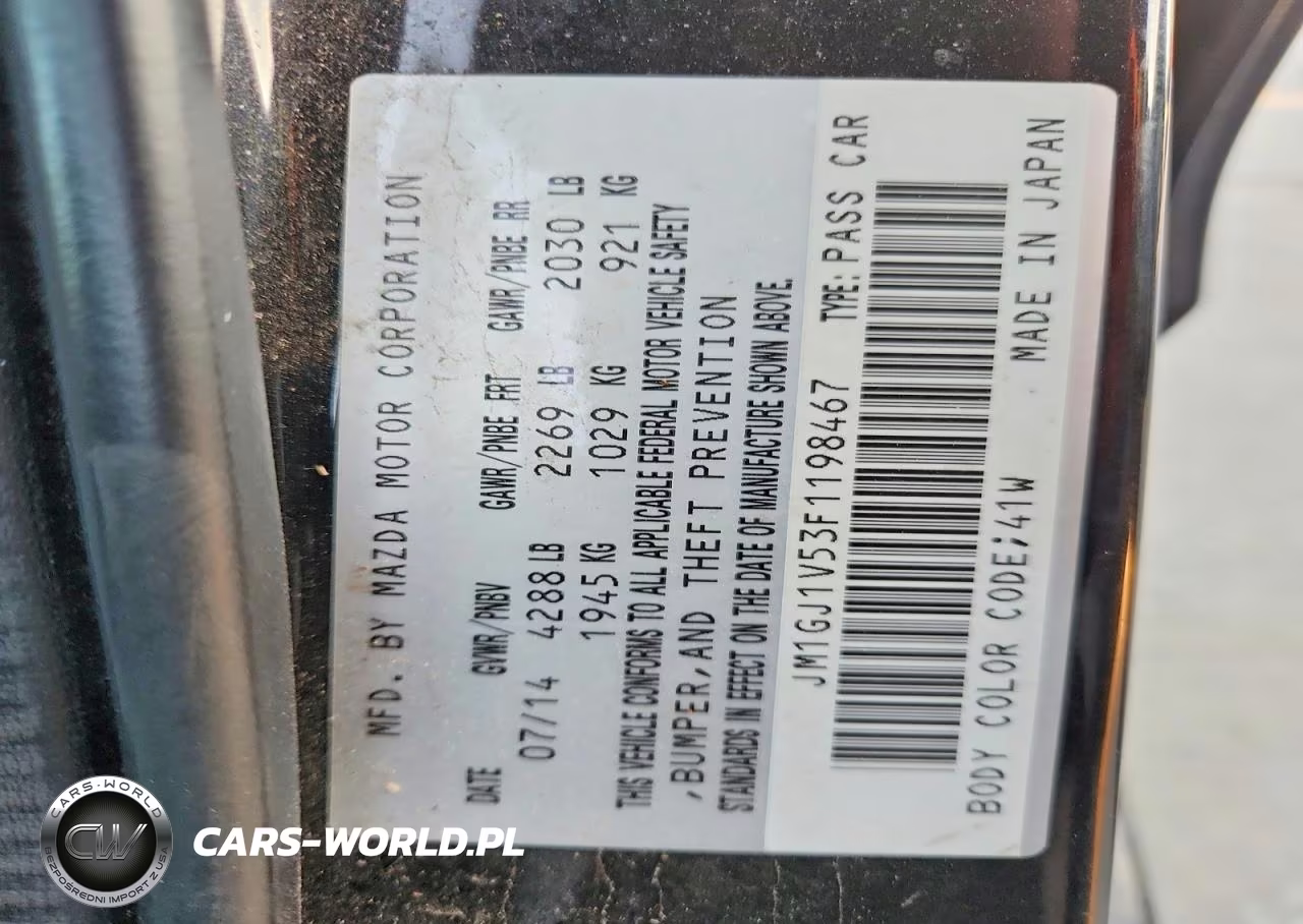 2015 Mazda 6 Touring VIN:JM1GJ1V53F1198467 - 13