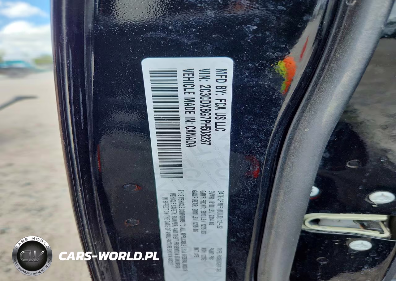 2023 Dodge Charger Sxt VIN:2C3CDXBG7PH508237 - 13