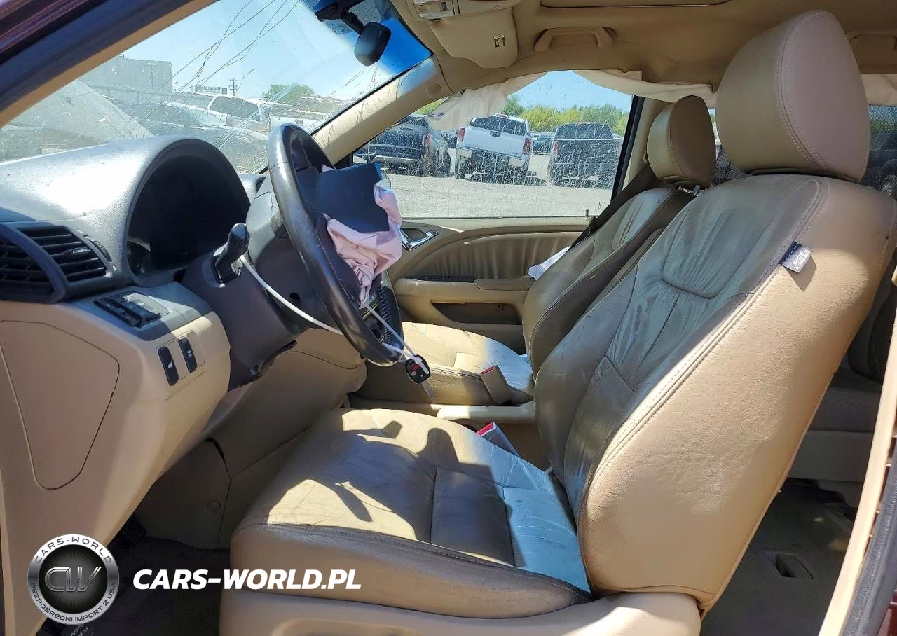 2009 Honda Odyssey Exl VIN:5FNRL38709B021608 - 7