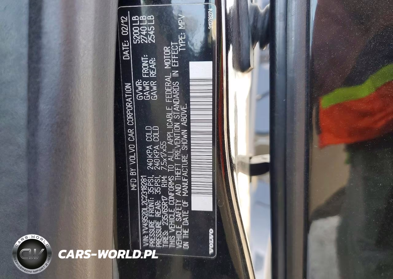2012 Volvo Xc60 3.2 VIN:YV4952DL2C2318281 - 14