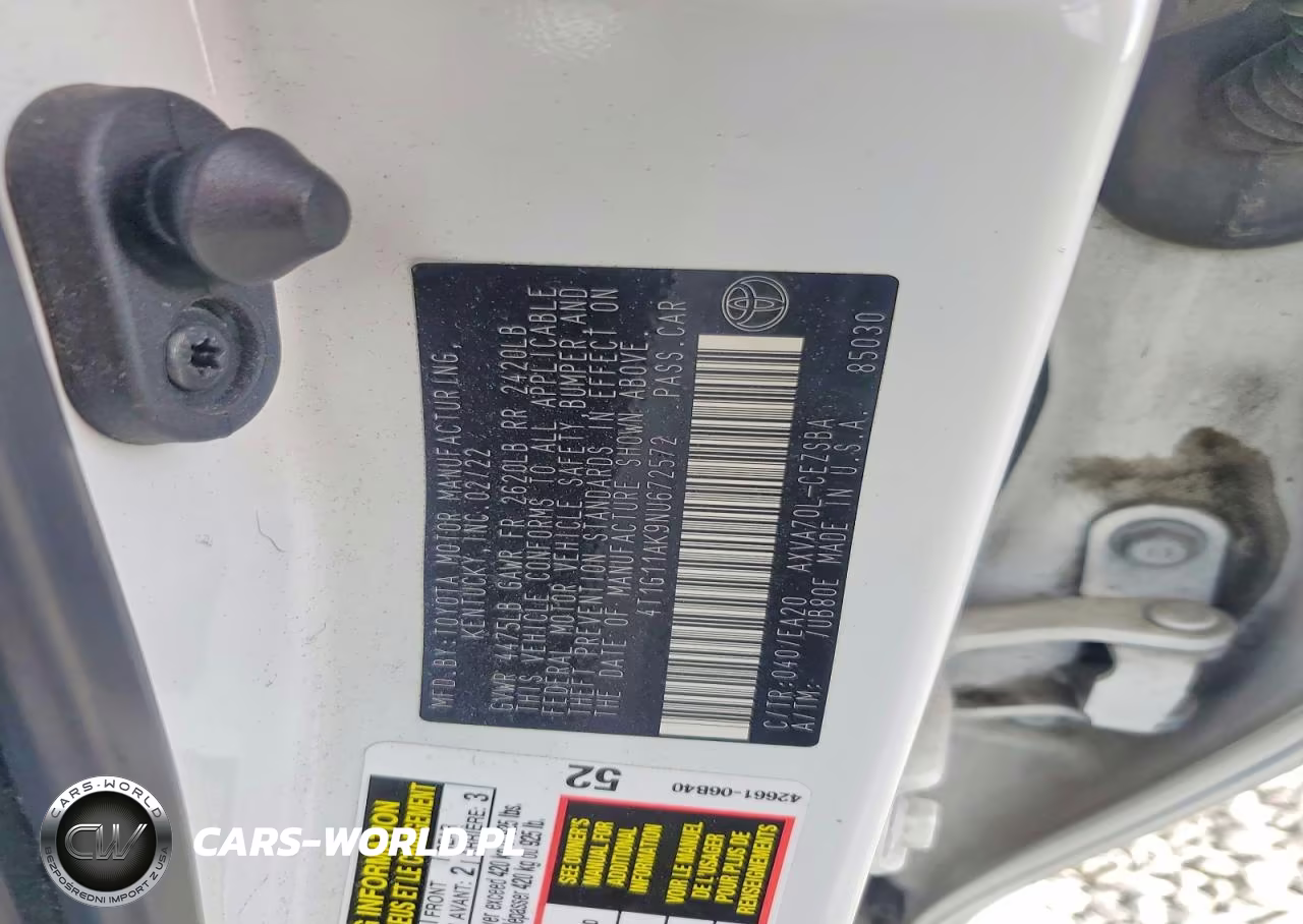 2022 Toyota Camry Se VIN:4T1G11AK9NU672572 - 13