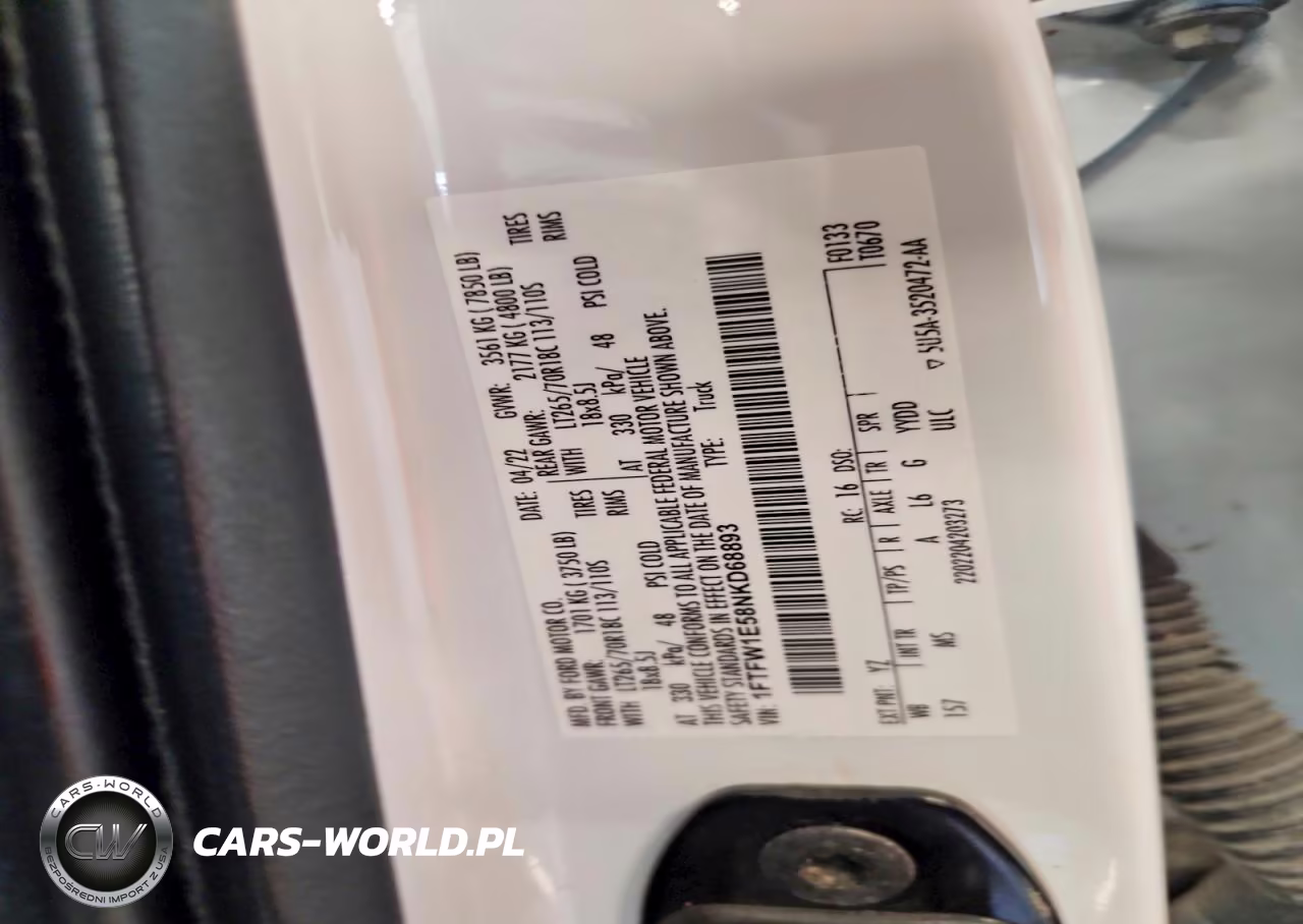 2022 Ford F150 Supercrew VIN:1FTFW1E58NKD68893 - 12