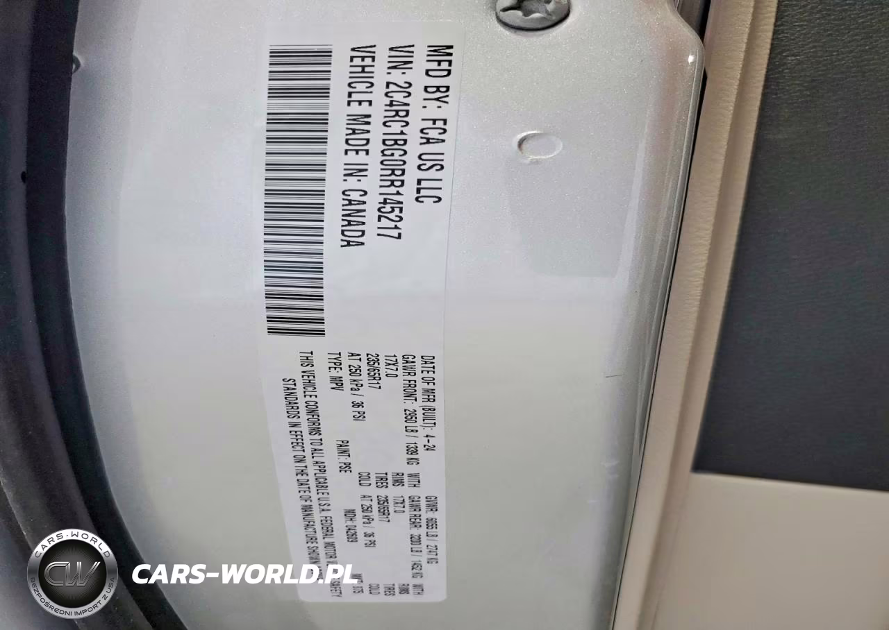 2024 Chrysler Pacifica Touring L VIN:2C4RC1BG0RR145217 - 14