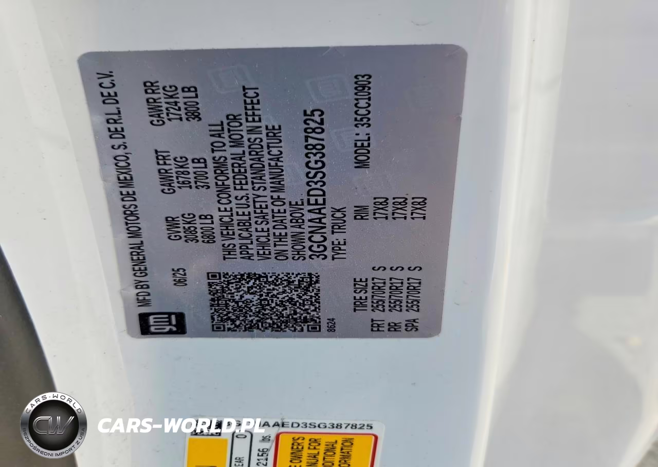 2025 Chevrolet Silverado C1500 VIN:3GCNAAED3SG387825 - 14