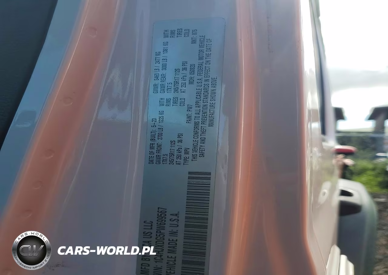 2023 Jeep Wrangler Sport VIN:1C4HJXDG5PW699567 - 13