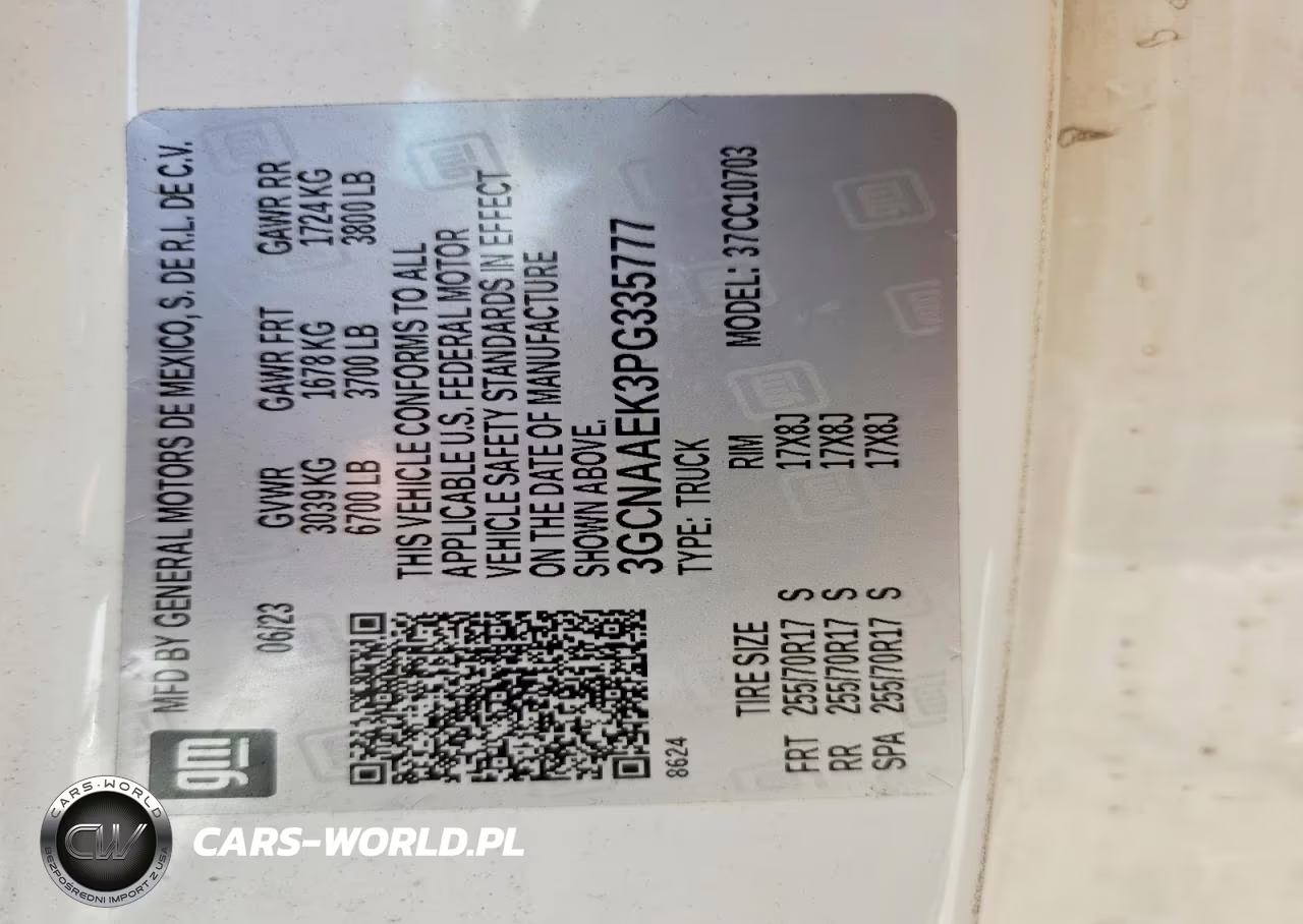2023 Chevrolet Silverado C1500 VIN:3GCNAAEK3PG335777 - 12