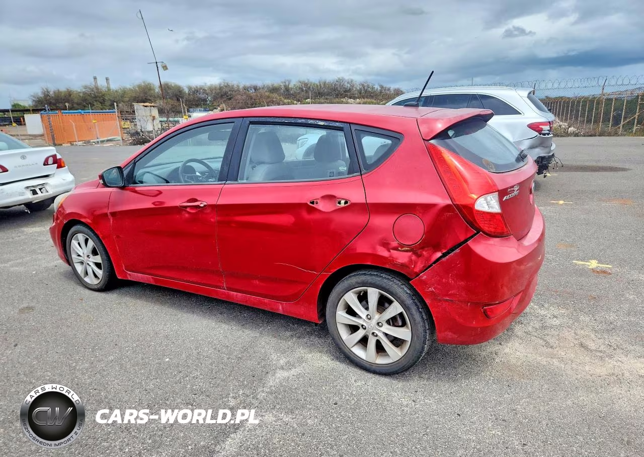 2013 Hyundai Accent Se VIN:KMHCU5AE3DU078596 - 2