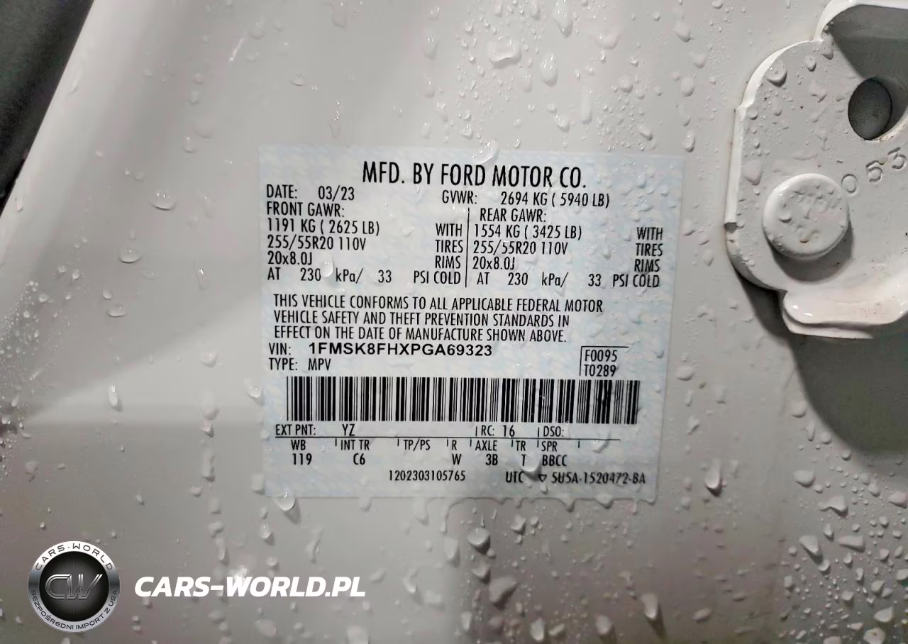 2023 Ford Explorer Limited VIN:1FMSK8FHXPGA69323 - 12