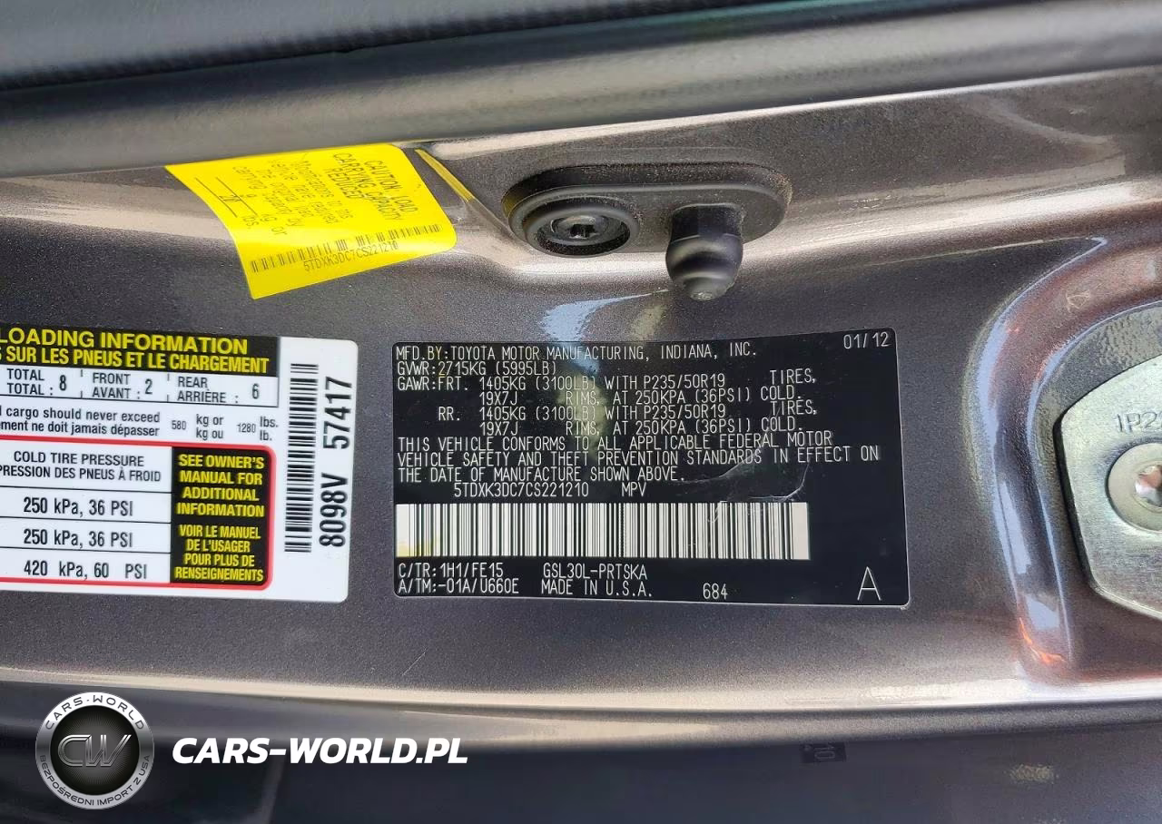 2012 Toyota Sienna Se 8-Passenger VIN:5TDXK3DC7CS221210 - 13