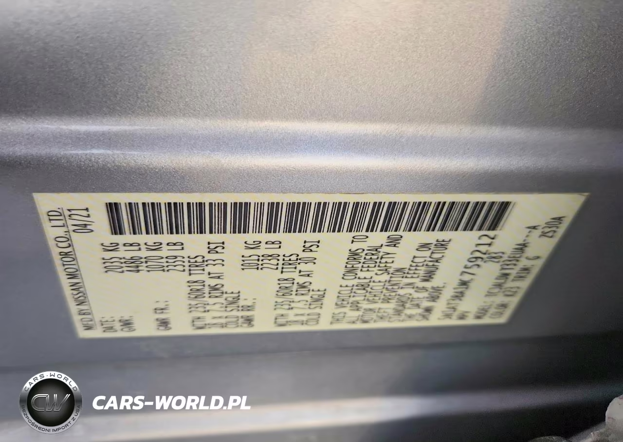 2021 Nissan Rogue Sv VIN:5N1AT3BA1MC759212 - 14