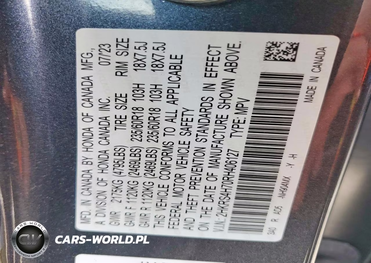 2024 Honda Cr-V Exl VIN:2HKRS4H70RH406127 - 12