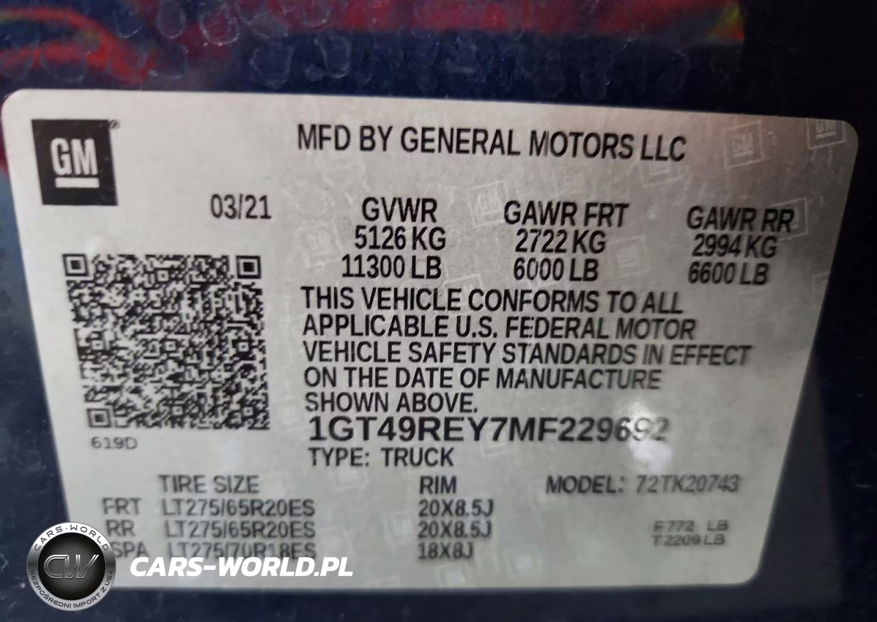 2021 GMC Sierra K2500 Denali VIN:1GT49REY7MF229692 - 12