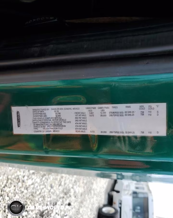 2019 Freightliner Cascadia 126 Semi Truck VIN:3AKJHHDRXKSHU6039 - 10