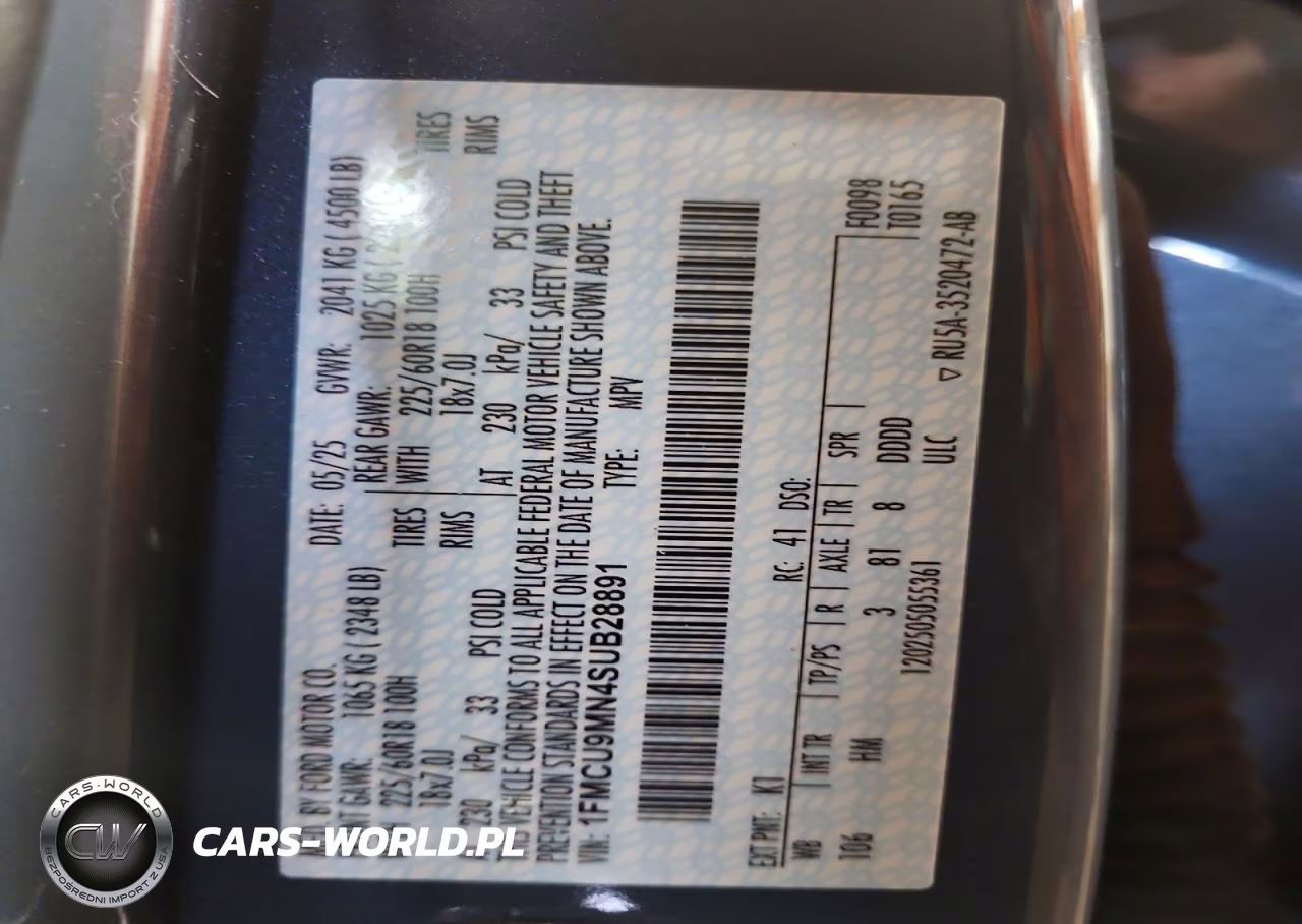2025 Ford Escape St Line VIN:1FMCU9MN4SUB28891 - 13