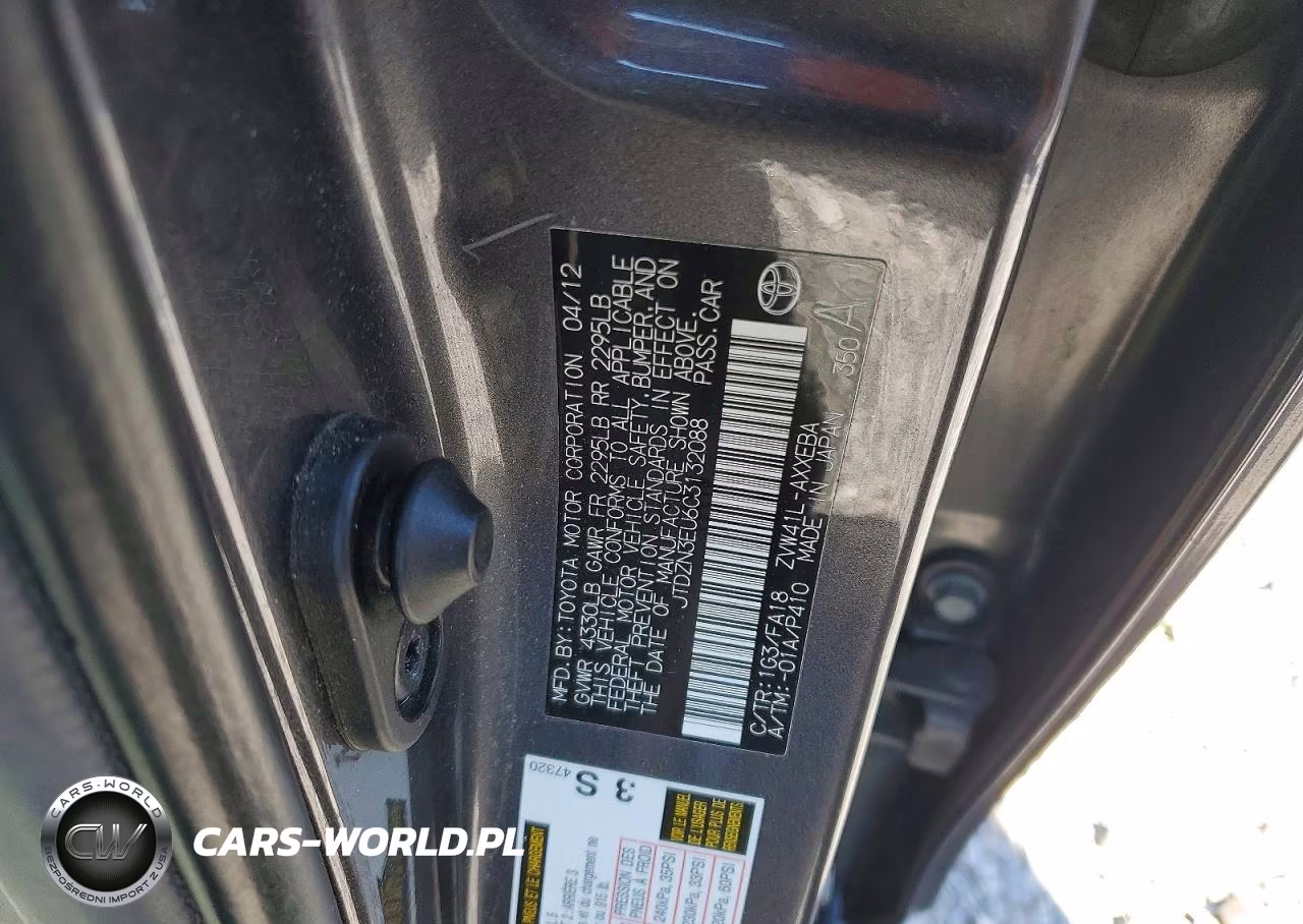 2012 Toyota Prius V Two VIN:JTDZN3EU6C3132088 - 12