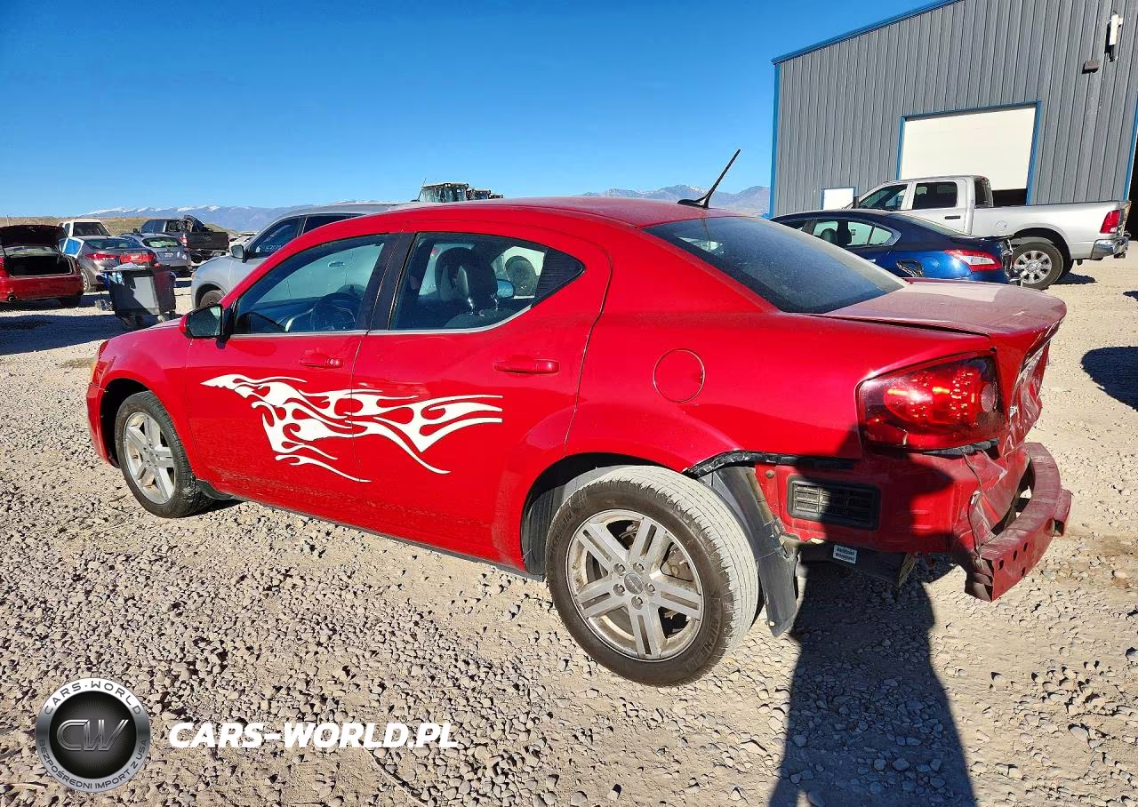 2012 Dodge Avenger Sxt VIN:1C3CDZCB9CN208781 - 2