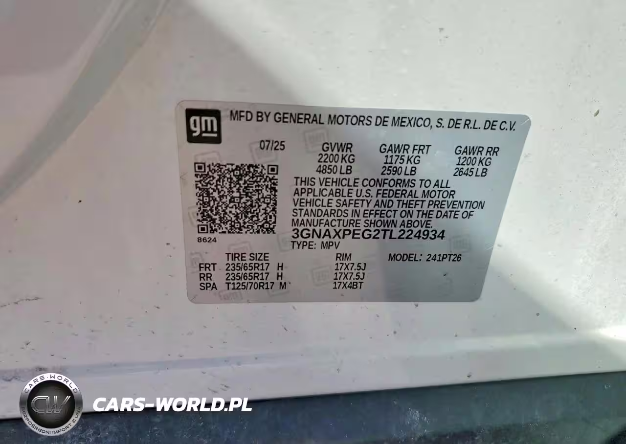2026 Chevrolet Equinox Lt VIN:3GNAXPEG2TL224934 - 13