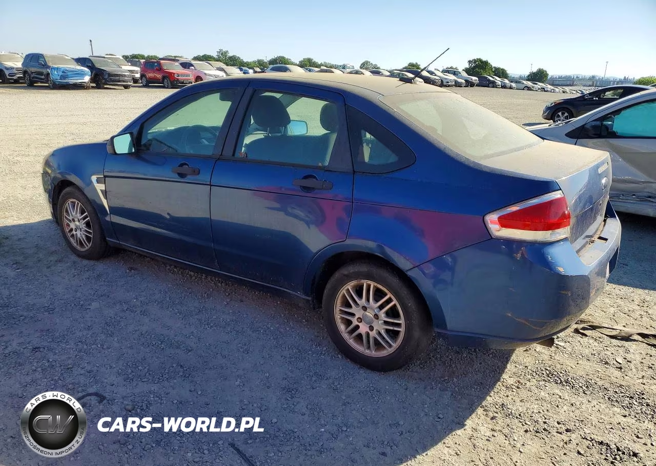 2008 Ford Focus Se VIN:1FAHP35N98W268189 - 2