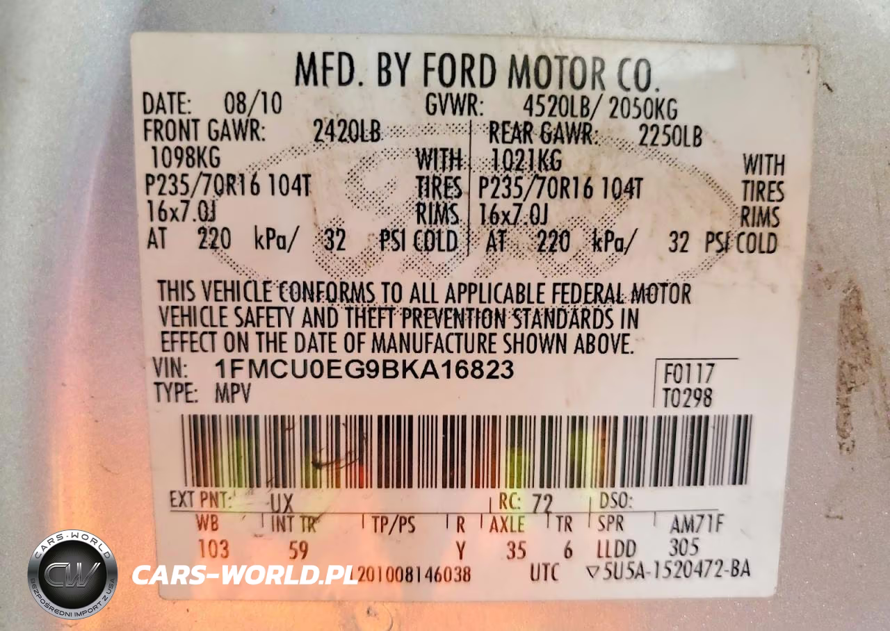 2011 Ford Escape VIN:1FMCU0EG9BKA16823 - 12