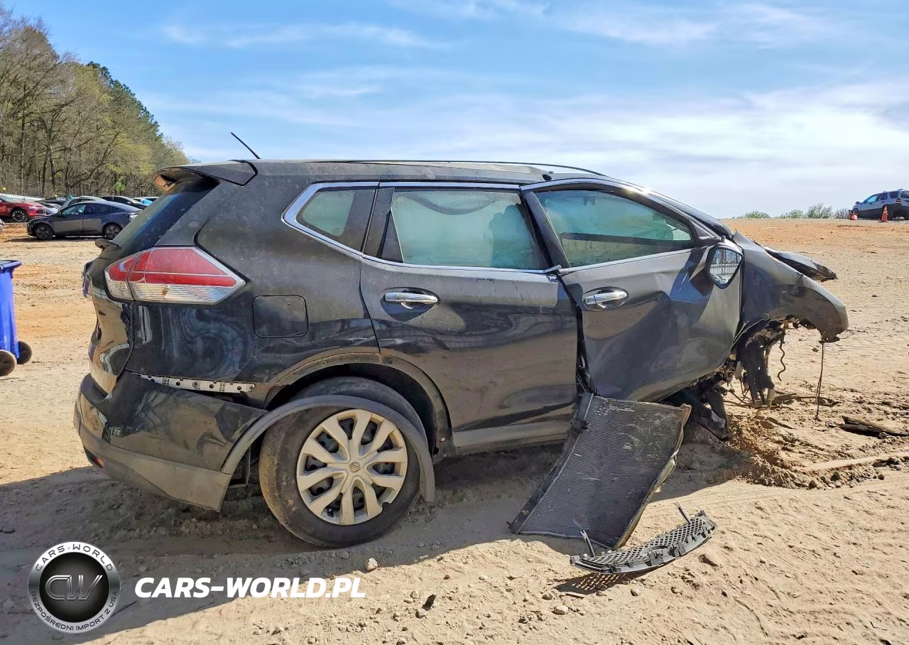2015 Nissan Rogue S VIN:KNMAT2MT6FP502801 - 3