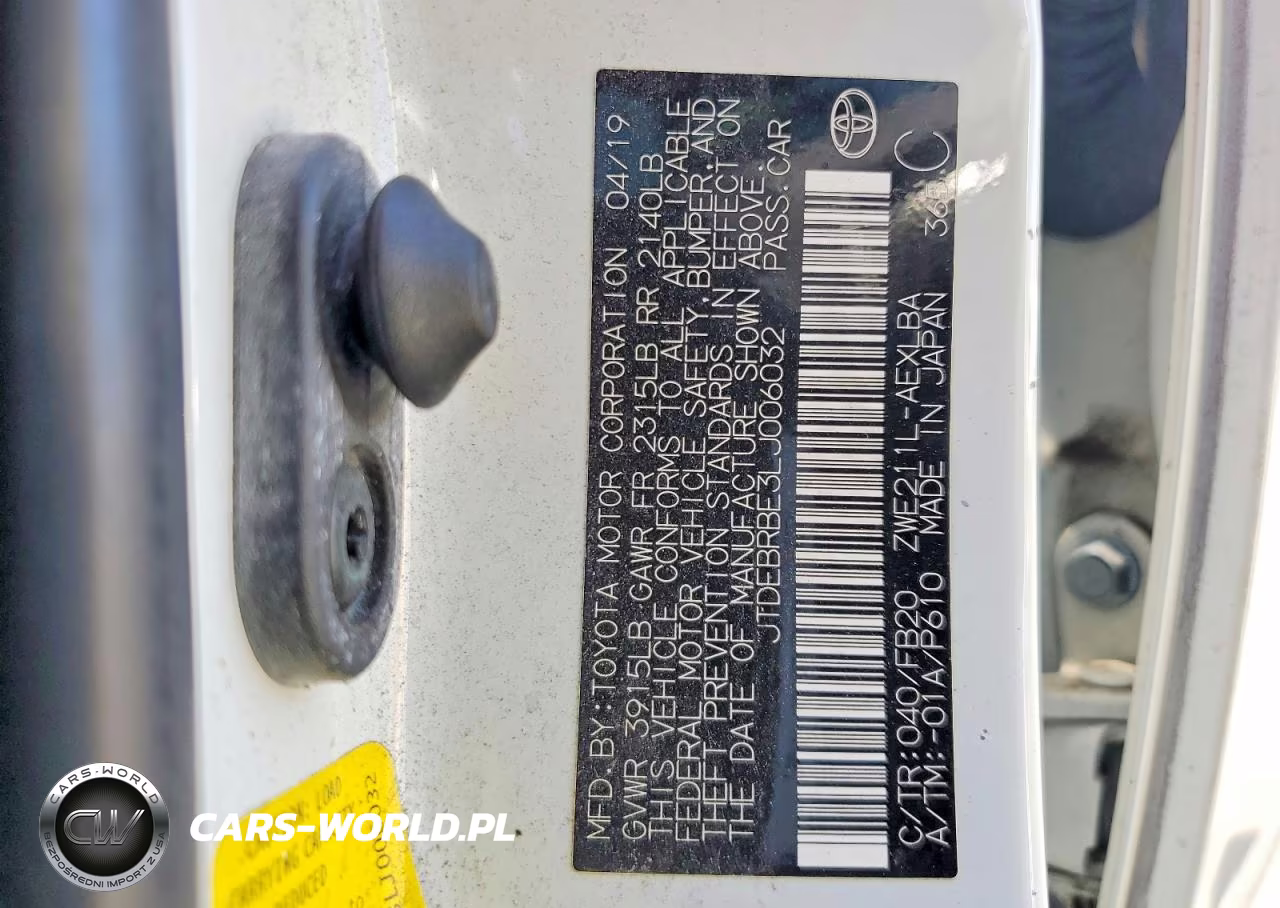 2020 Toyota Corolla Hybrid Le VIN:JTDEBRBE3LJ006032 - 12