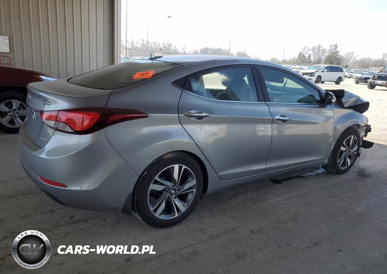 2015 Hyundai Elantra Se VIN:KMHDH4AE0FU394298 - 3
