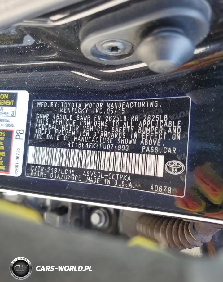 2015 Toyota Camry Le VIN:4T1BF1FK4FU074993 - 12
