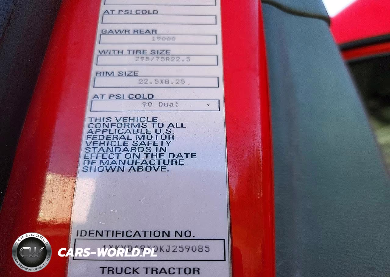 2019 Kenworth T680 Semi Truck VIN:1XKYD49X0KJ259085 - 10