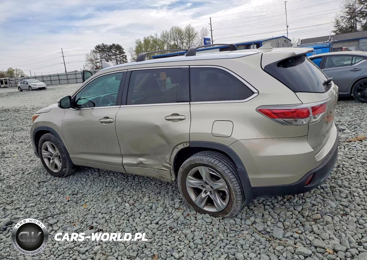 2014 Toyota Highlander Limited VIN:5TDYKRFH9ES032190 - 2