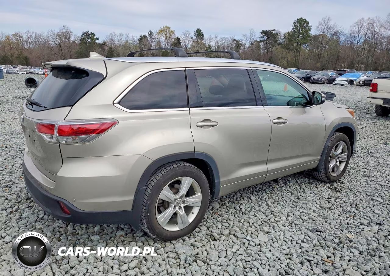 2014 Toyota Highlander Limited VIN:5TDYKRFH9ES032190 - 3
