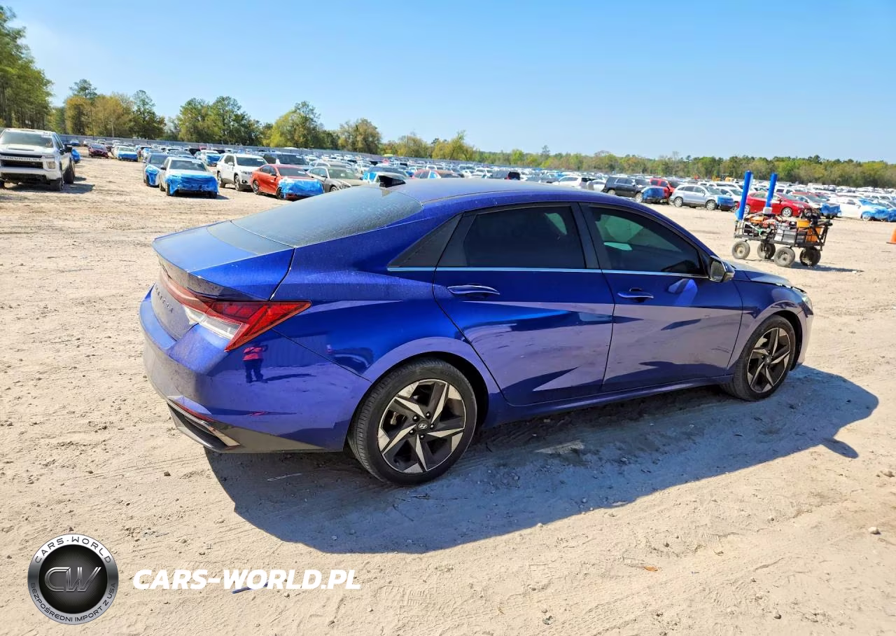 2021 Hyundai Elantra Sel VIN:5NPLN4AG8MH023701 - 3