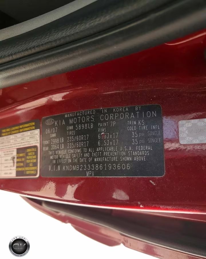 2008 Kia Sedona Lx VIN:KNDMB233386193606 - 13