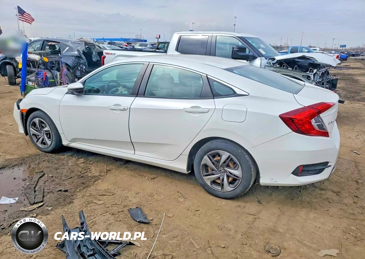 2019 Honda Civic Lx VIN:19XFC2F60KE030442 - 2