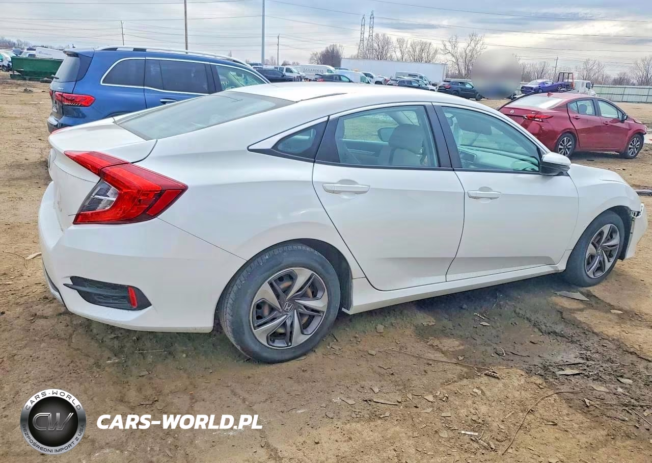2019 Honda Civic Lx VIN:19XFC2F60KE030442 - 3