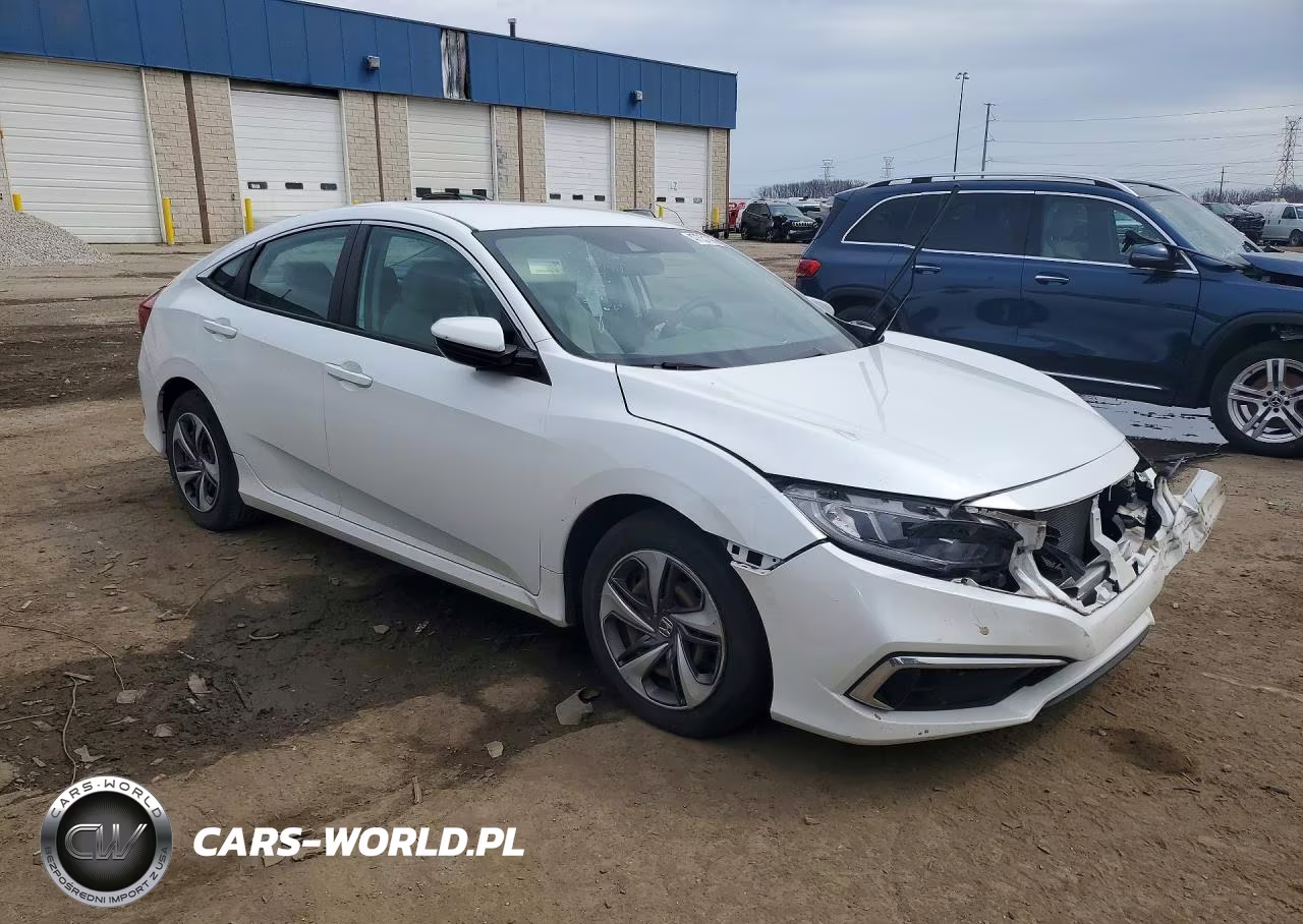 2019 Honda Civic Lx VIN:19XFC2F60KE030442 - 4