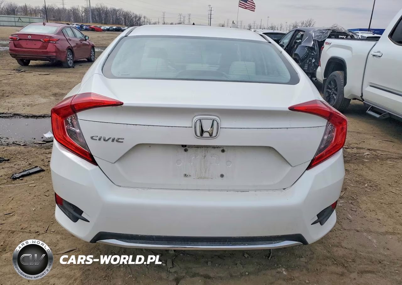 2019 Honda Civic Lx VIN:19XFC2F60KE030442 - 6