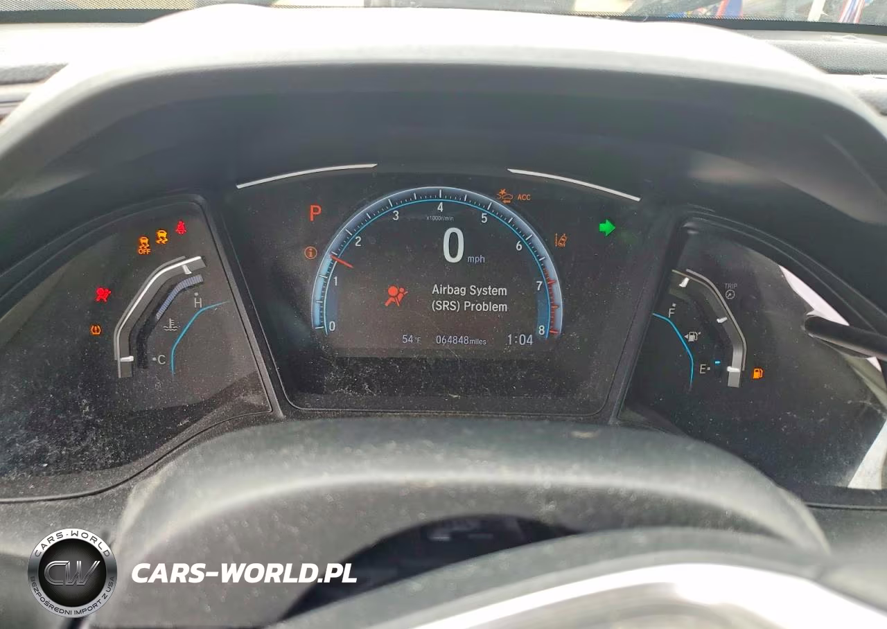 2019 Honda Civic Lx VIN:19XFC2F60KE030442 - 9