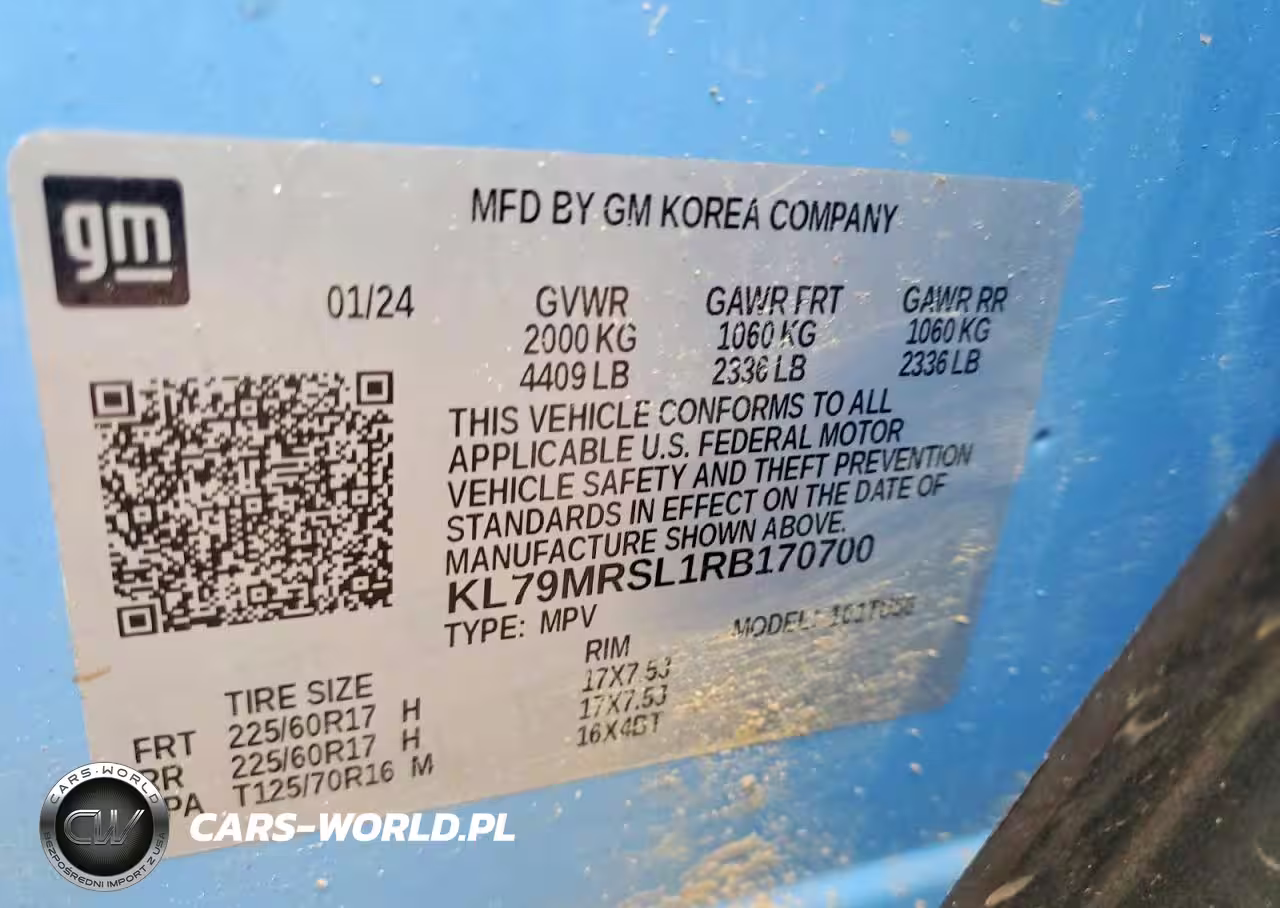 2024 Chevrolet Trailblazer Lt VIN:KL79MRSL1RB170700 - 14