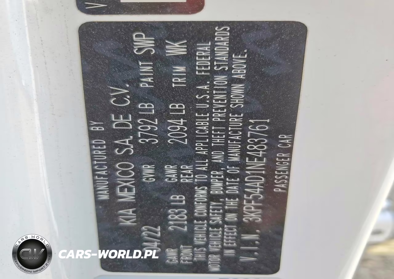 2022 Kia Forte VIN:3KPF54AD1NE483761 - 12