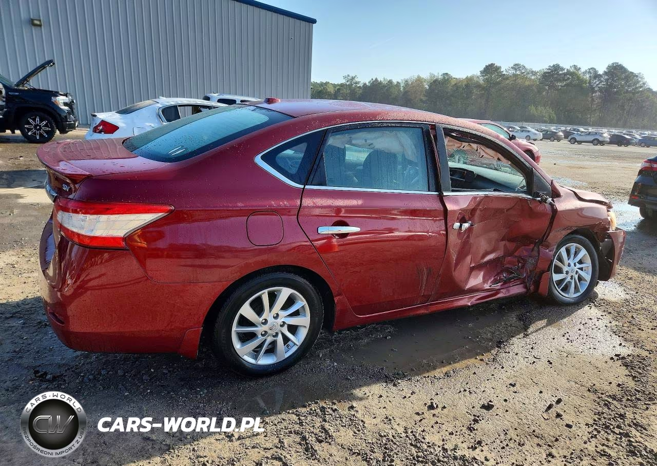 2015 Nissan Sentra Sv VIN:3N1AB7AP7FY318749 - 3