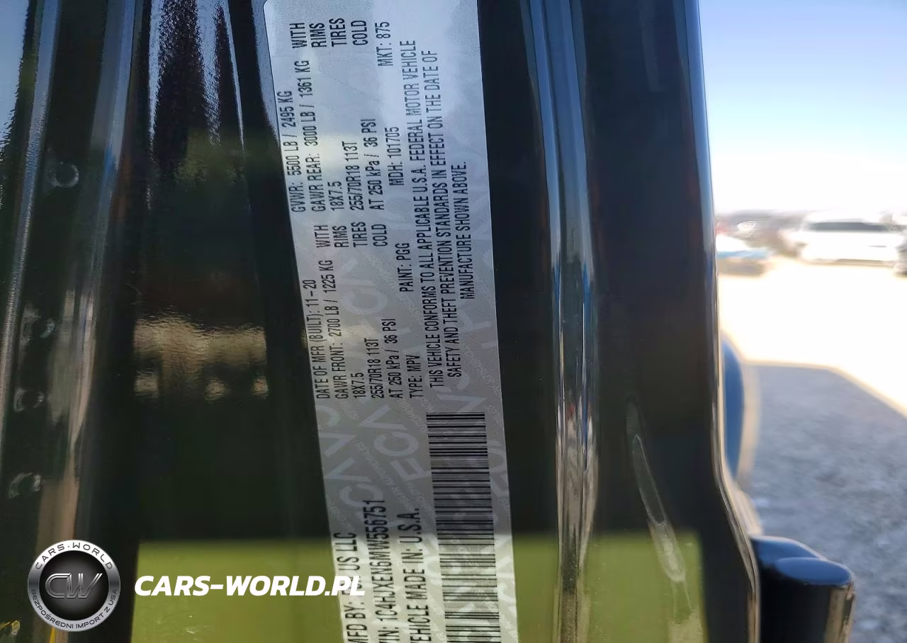 2021 Jeep Wrangler Unlimited Sahara VIN:1C4HJXEN6MW556751 - 14