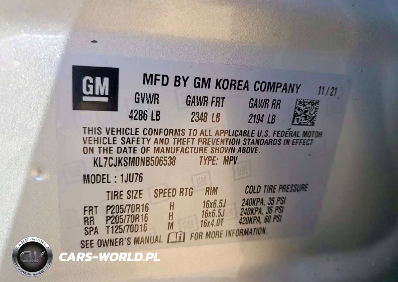 2022 Chevrolet Trax Ls VIN:KL7CJKSM0NB506538 - 12