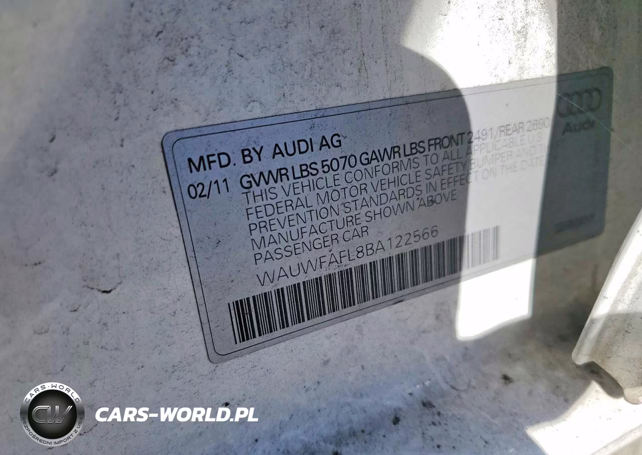 2011 Audi A4 Premium Plus VIN:WAUWFAFL8BA122566 - 12